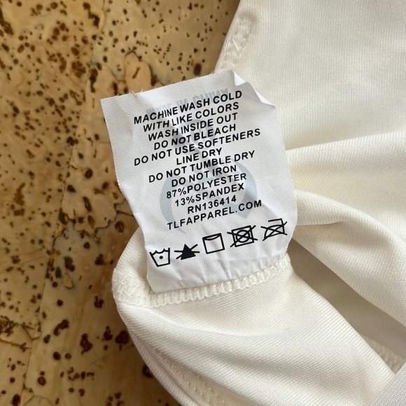 Tlf White Strappy Sports Bra - Picture 7 of 8